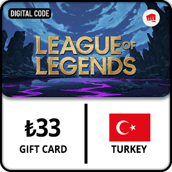 League of Legends Gift Card Turkey ₺33