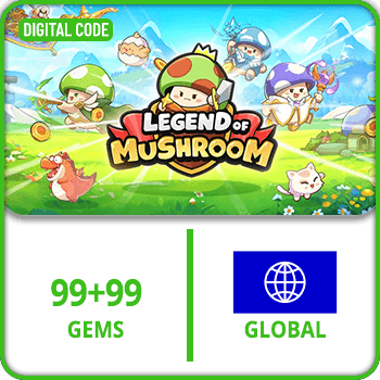 Legend of Mushroom Rush - SEA GLOBAL 99+99 Gems