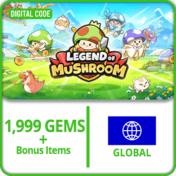 Legend of Mushroom Rush - SEA GLOBAL Bonus Items 1999