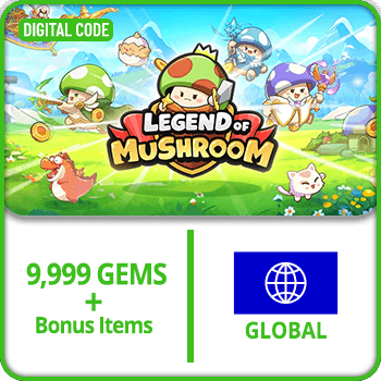 Legend of Mushroom Rush - SEA GLOBAL Bonus Items 9999