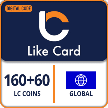 LikeCard Gift Card GLOBAL 160+80 LC Coins