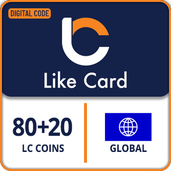 LikeCard Gift Card GLOBAL 80+20 LC Coins