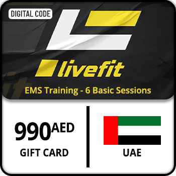 Live Fit UAE EMS Training Gift Card - 6 Basic Sessions 990 AED
