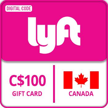 Lyft Gift Card CANADA 100 CAD