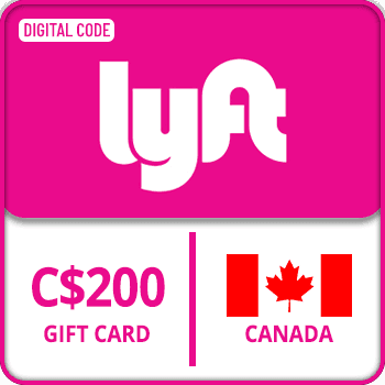 Lyft Gift Card CANADA 200 CAD