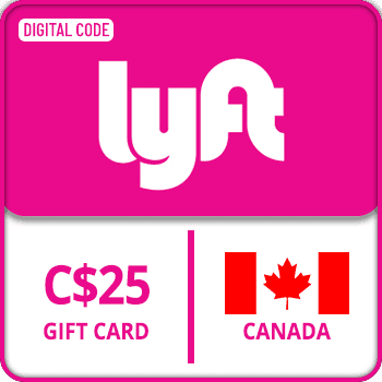 Lyft Gift Card CANADA 25 CAD