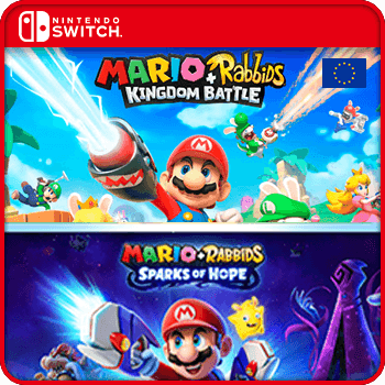 Mario Rabbids Kingdom Battle Mario Rabbids Sparks of Hope Double Pack Switch Game Key (Europe & UK)
