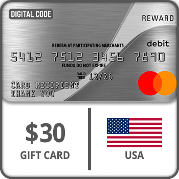Rewarble Prepaid Virtual Mastercard Gift Card USA $30