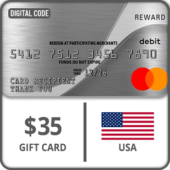 Rewarble Prepaid Virtual Mastercard Gift Card USA $35