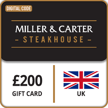 Miller & Carter Steakhouse Gift Card UK 200 GBP