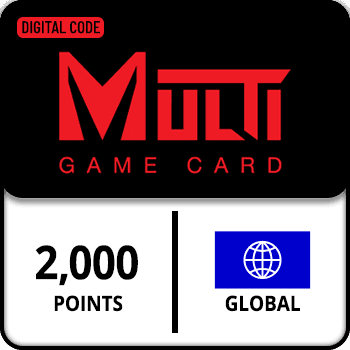 Multi Game Gift Card GLOBAL Points 2000