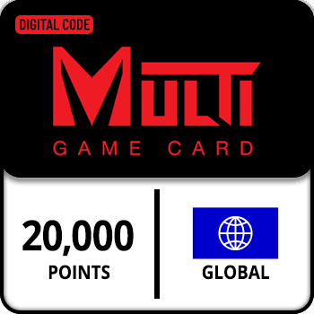 Multi Game Gift Card GLOBAL Points 20000