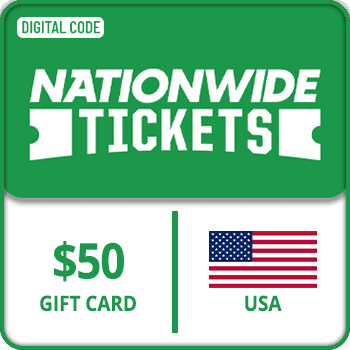 Nationwidetickets.com Gift Card USA 50 USD
