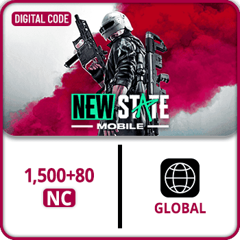 PUBG New State Mobile 1500 NC+80 Bonus