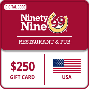 Ninety Nine Restaurant Gift Card USA 250 USD