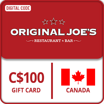 Original Joe_s Gift Card CANADA 100 CAD