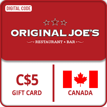 Original Joe_s Gift Card CANADA 5 CAD
