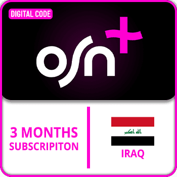 OSN+ Gift Card IRAQ Subscription Months 3