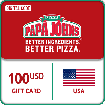 Papa Johns eGift Voucher USA $100