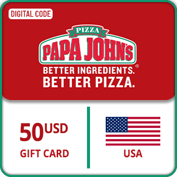 Papa Johns eGift Voucher USA $50