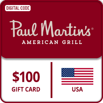 Paul Martin_s American Grill Gift Card USA 100 USD