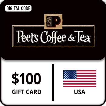 Peets Coffee & Tea Gift Card USA $100