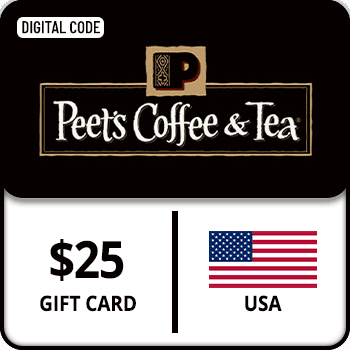 Peets Coffee & Tea Gift Card USA $25