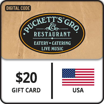 Puckett_s Grocery Gift Card USA 20 USD