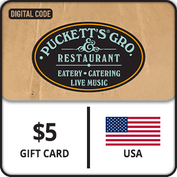 Puckett_s Grocery Gift Card USA 5 USD