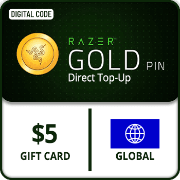 Razer Gold Direct Top-Up PIN (USD) - ( 5) Gift Card