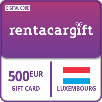 RentacarGift Card Luxembourg EUR 500