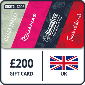 Restaurant Gift Card UK 200 GBP