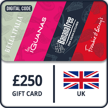 Restaurant Gift Card UK 250 GBP