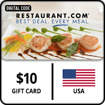Restaurant.com Gift Caed USA 10 USD