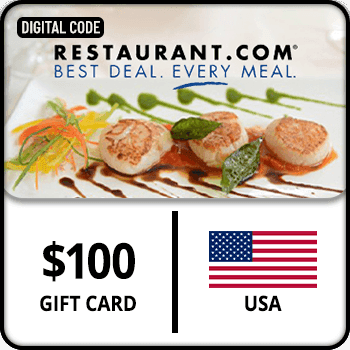 Restaurant.com Gift Caed USA 100 USD