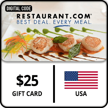 Restaurant.com Gift Caed USA 25 USD