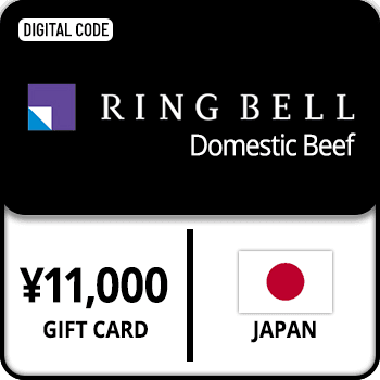 Ringbell DOMESTIC BEEF Gift Card JAPAN JPY 11000