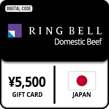 Ringbell DOMESTIC BEEF Gift Card JAPAN JPY 5500