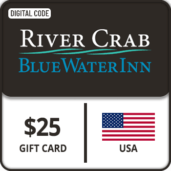RRiver Crab Blue Water Inn Gift Card USA $25