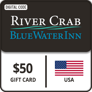 River Crab Blue Water Inn Gift Card USA $50