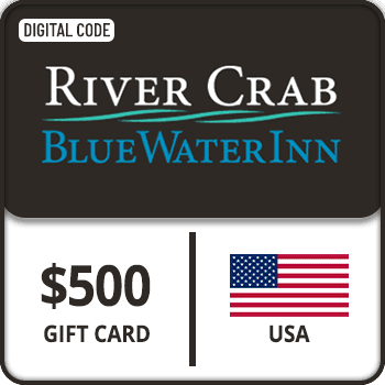 River Crab Blue Water Inn Gift Card USA $500