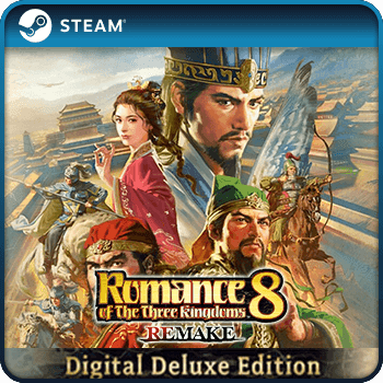 ROMANCE OF THE THREE KINGDOMS 8 REMAKE Digital Deluxe Edition PC Steam Game Key (Global)