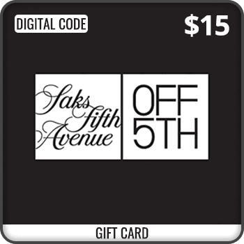 Saks Fifth Avenue OFF 5TH Gift Card $15