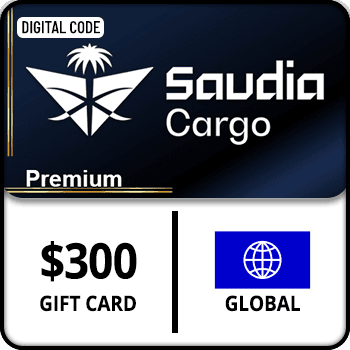 Saudia Cargo Premium Gift Card GLOBAL 300 USD