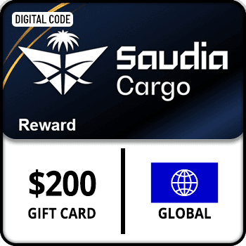 Saudia Cargo Reward Gift Card GLOBAL 200 USD