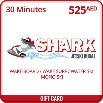 Shark Jet Ski WAKE BOARD / WAKE SURF / WATER SKI / MONO SKI 30 minutes 525 AED