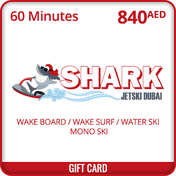 Shark Jet Ski WAKE BOARD / WAKE SURF / WATER SKI / MONO SKI 60 minutes 840 AED