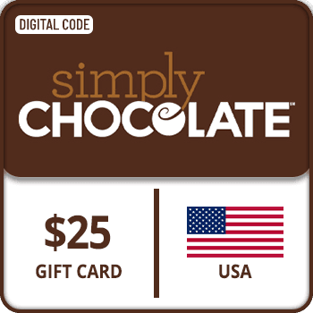 Simply Chocolate Gift Card USA 25 USD