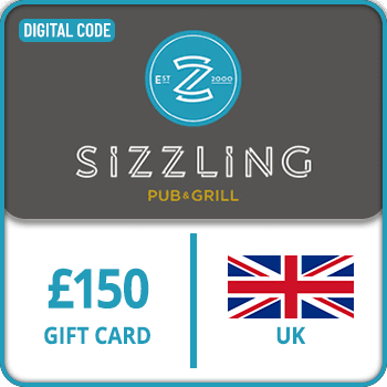 Sizzling Pubs Gift Card UK 150 GBP