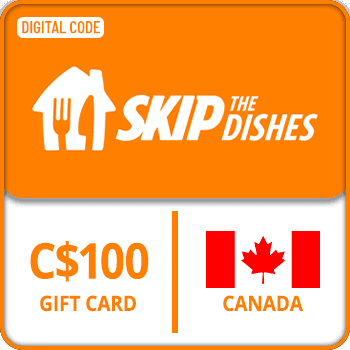 SkipTheDishes Gift Card CANADA 100 CAD